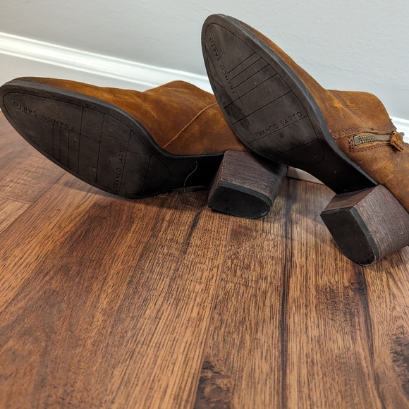 Franco Sarto cognac booties - Picture 2 of 4
